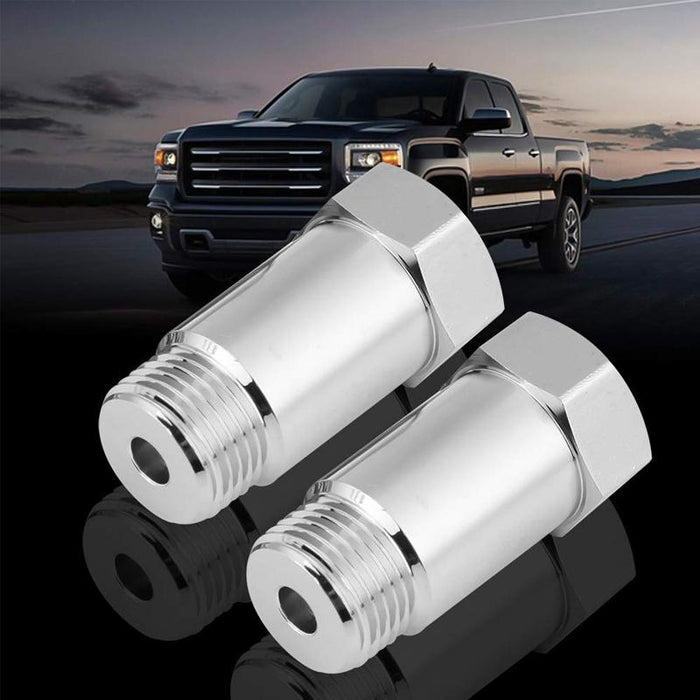 2X Oxygen O2 Sensor Spacer Adapter Catalytic Converter Fix Check Engine Light