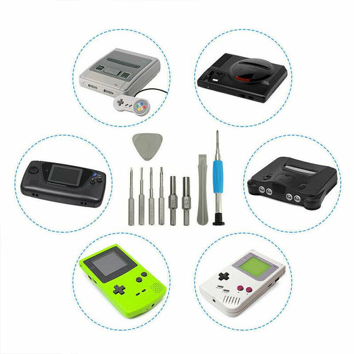 Screwdriver Set Repair Tool Kit For Nintendo Switch NES N64 Joy-con Wii Triwing