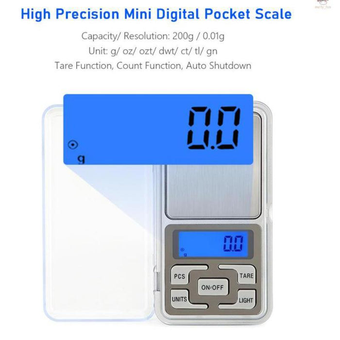High-Precision Pocket Mini Digital Scales LED Display