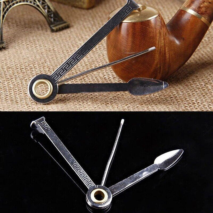3 in1 Stainless Steel  Pipe Cleaner Cleaning Tool Multifunctional
