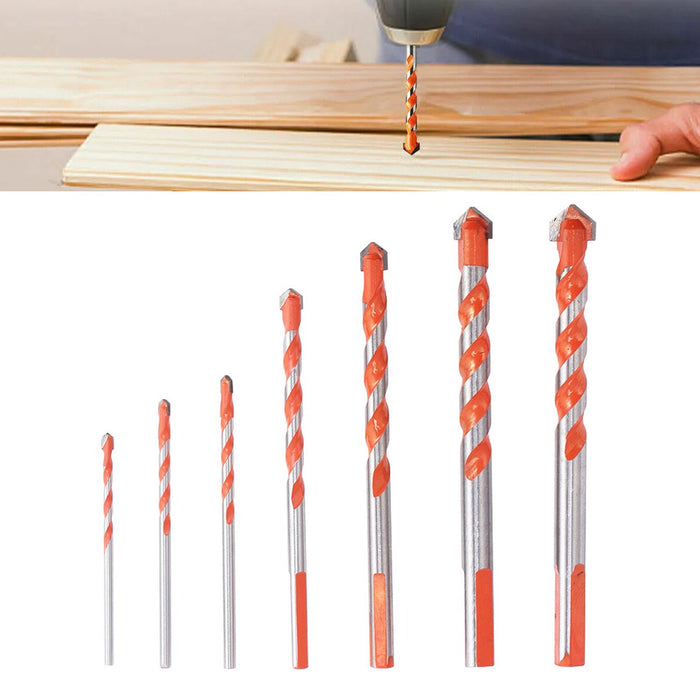 7 PCS Drill Bits Set Metric Metal Twist Cobalt HSS Steel Case 3-12mm Coated Tool