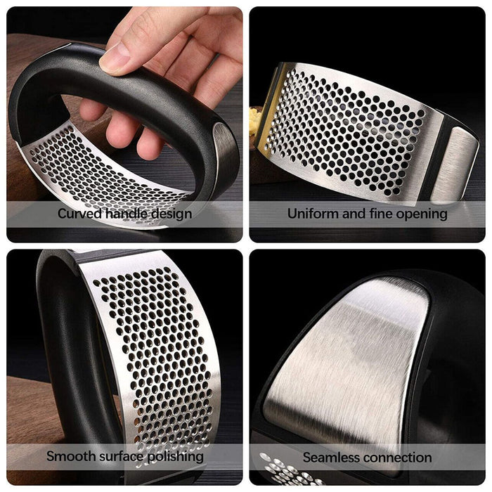 Stainless steel garlic masher Press Crusher Squeezer Masher Kitchen gadget