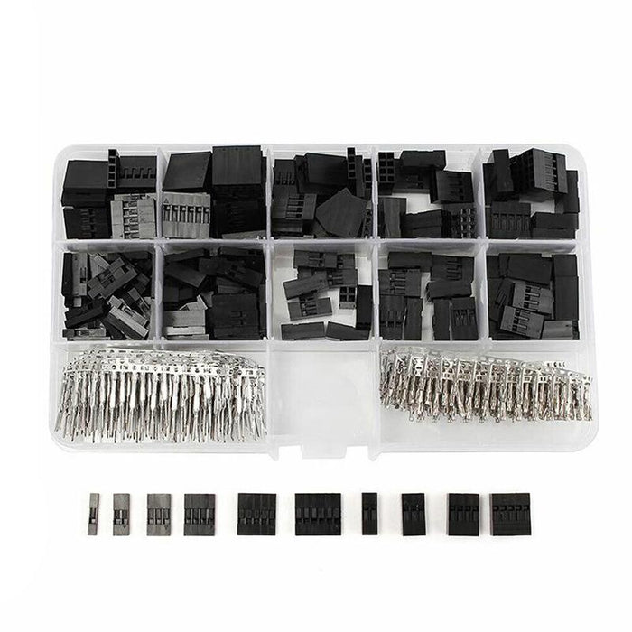 620x Male Jumper Pin Dupont Pin Crimp  Wire Housing Kit Header Female Connector