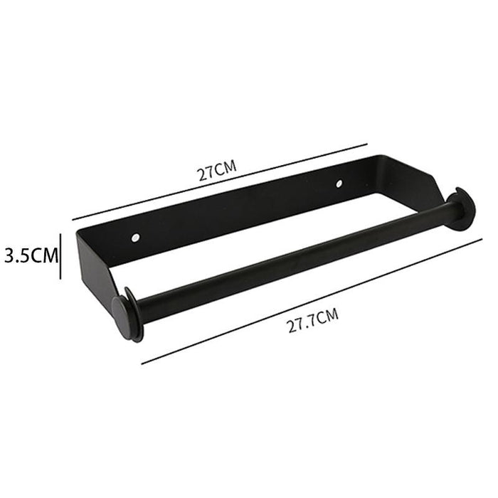 Streamlined Paper Towel Holder - Adhesive Wall Mount Design