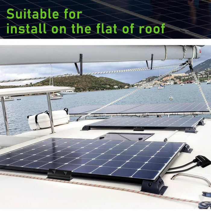Solar Panel Corner Mounting Brackets Kit 7PCS Caravan Boat RV Vehicle Roof Mount