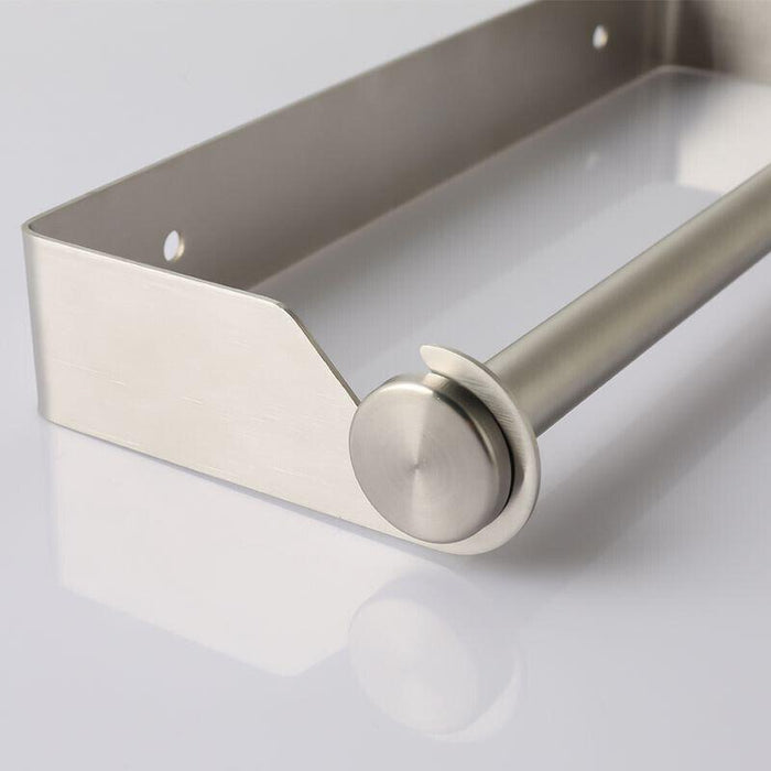 Streamlined Paper Towel Holder - Adhesive Wall Mount Design