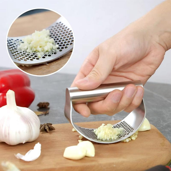 Stainless steel garlic masher Press Crusher Squeezer Masher Kitchen gadget