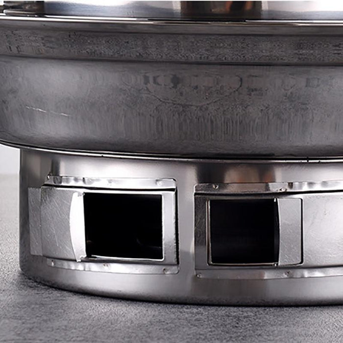 Barbecue Grill Round Outdoor BBQ Charcoal Patio Garden Party Fire BBQ Cooking