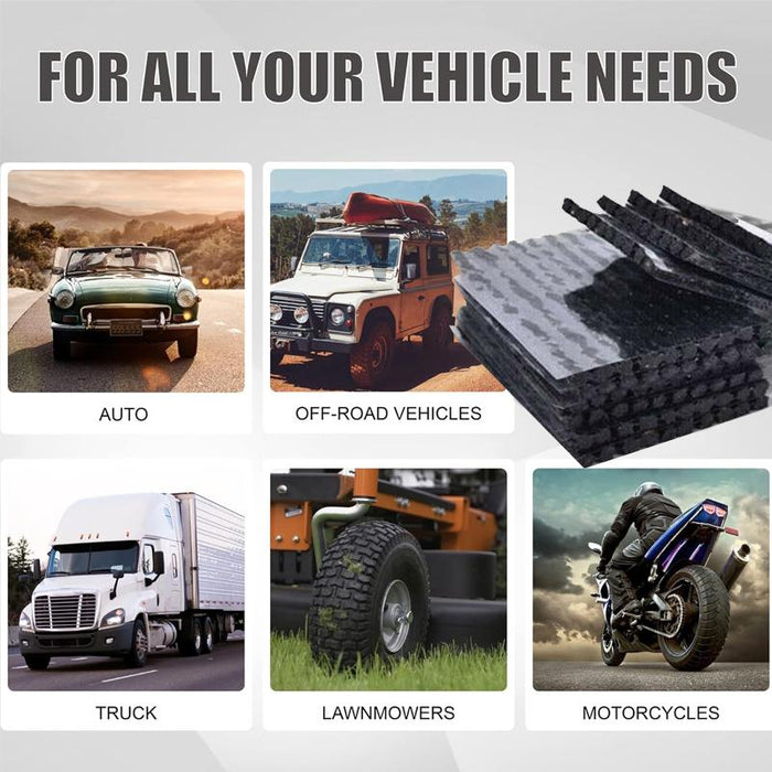50× Tyre Repair Plugs Car Tire Puncture Recovery Tyre Tubeless Seal Plugs Strip