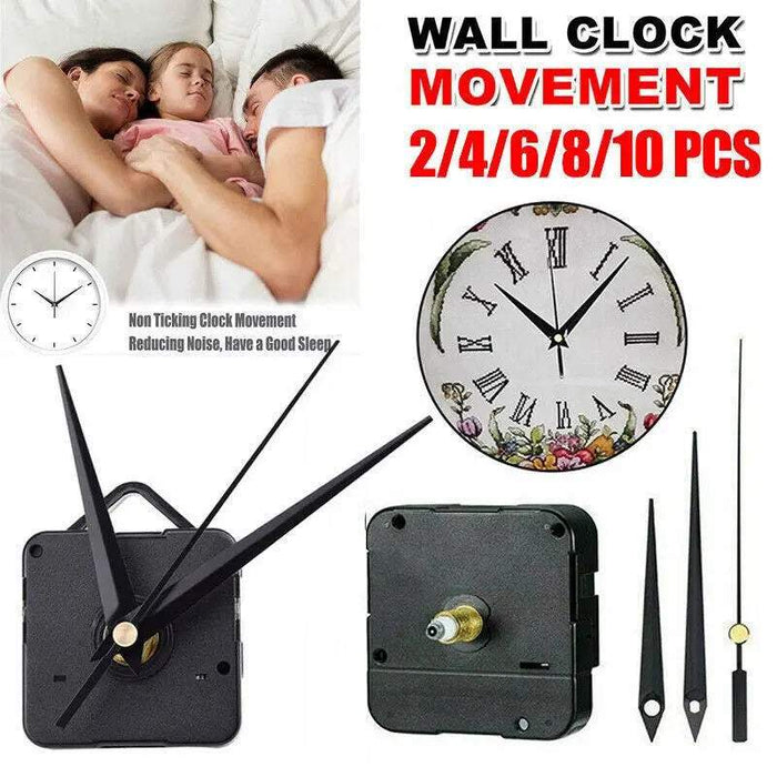 DIY Silent Quartz Movement Wall Clock Mechanism Motor Long Spindle Repair Kit
