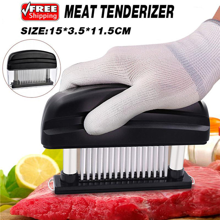 48-Blade Stainless Steel Meat Beef Tenderizer Jaccard Steak Chicken Pouch Hole
