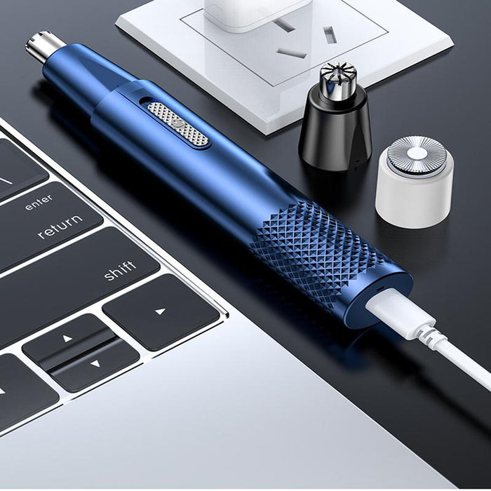 Men Electric Ear Beard Nose Hair Trimmer Eyebrow Mustache Remover Shaver