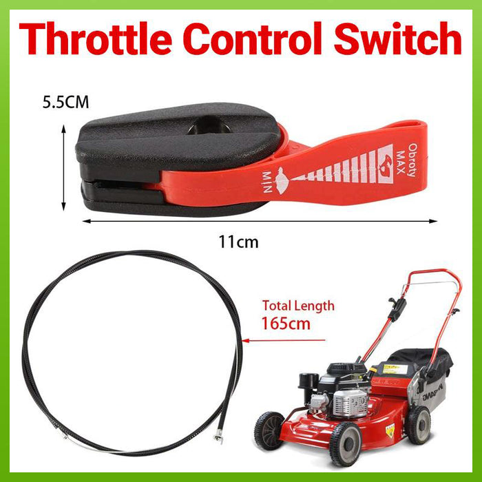 Throttle Control Cable for Mowers Briggs and Stratton Victa Rover MASPORT