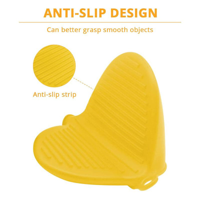 Silicone Heat Resistant Insulation Oven Mini Mitts Anti-scald Gloves for Cooking
