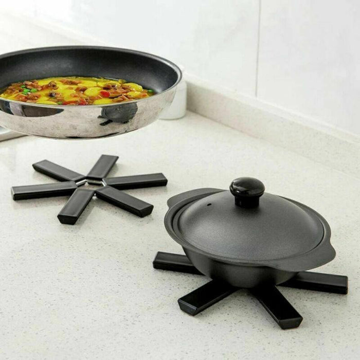 Creative Folding Heat Insulation Pot Pad Non Slip Foldable Bowl Cup Coaster Mat