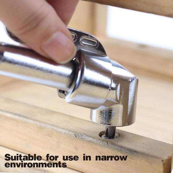 Right Angle Drill Bit Holder and Flexible Shaft Extension Screwdriver