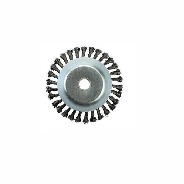 6 Inch Mower Head Steel Wire  Silver