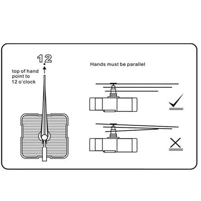 DIY Silent Quartz Movement Wall Clock Mechanism Motor Long Spindle Repair Kit