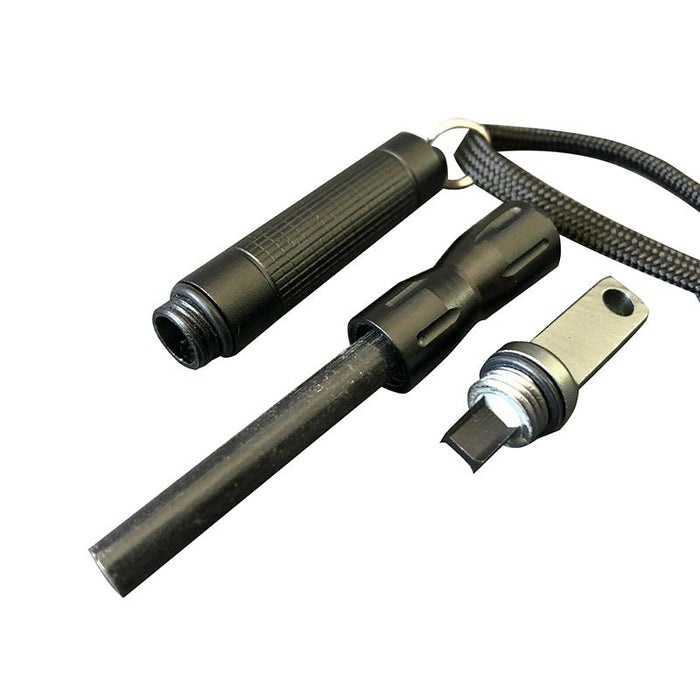 Flint Rod Camping Hiking Survival Metal Fire Starter Lighter FULL Magnesium Rod