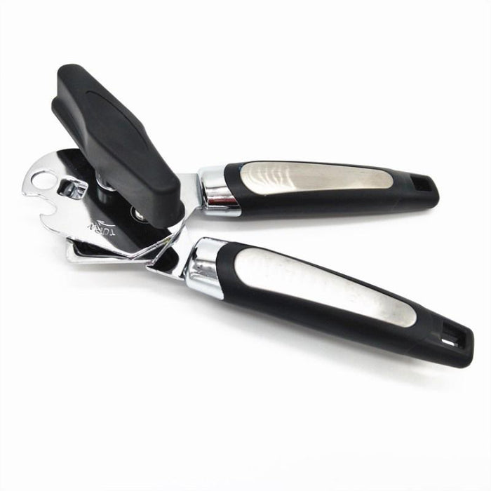 3-in-1 Can & Bottle Opener Classic Stainless Steel Manual Heavy Duty Can Opener