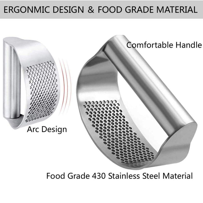 Stainless steel garlic masher Press Crusher Squeezer Masher Kitchen gadget