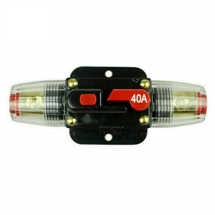 20-150AMP Circuit Breaker Dual Battery IP67 Waterproof 12V-24V Fuse Manual Reset