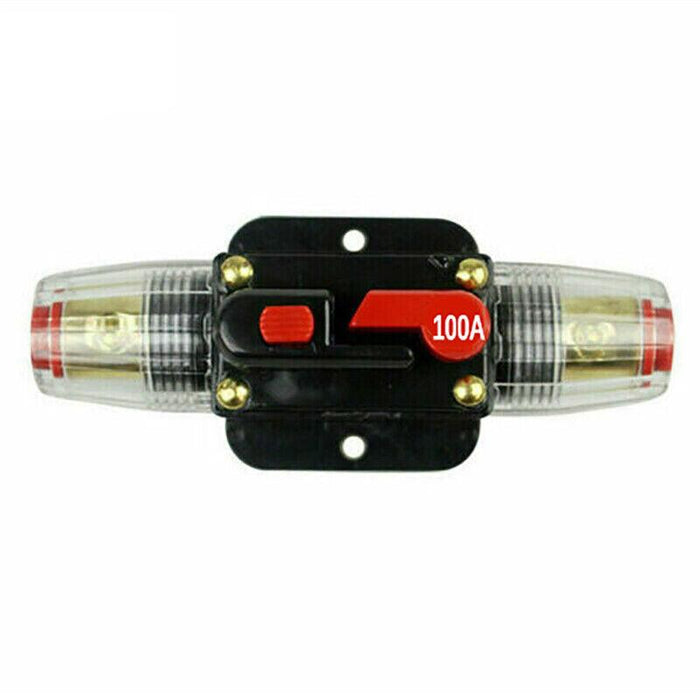 20-150AMP Circuit Breaker Dual Battery IP67 Waterproof 12V-24V Fuse Manual Reset