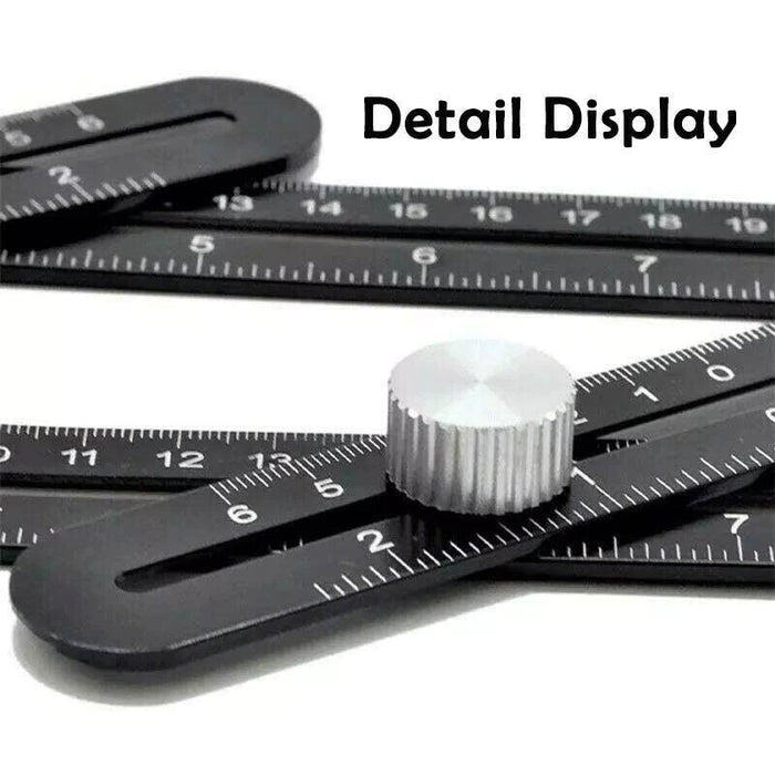 Universal Angularizer Ruler Multi Angle Measuring Template Tool Hole Locator