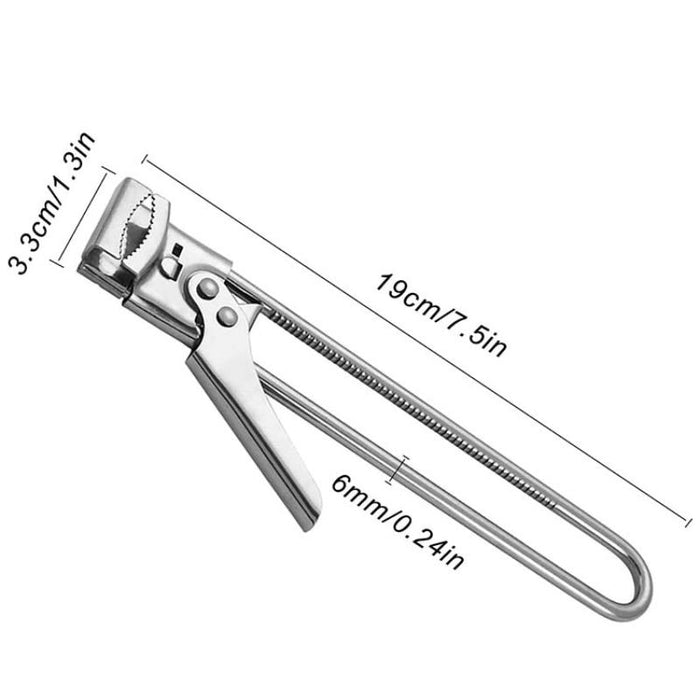 Efficient and Adjustable Stainless Steel Jar Opener