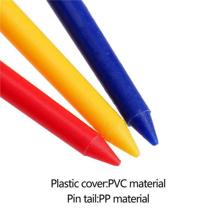 30 Pack High-Durability 83MM Rubber-Cushioned Golf Tees - Multi-Color