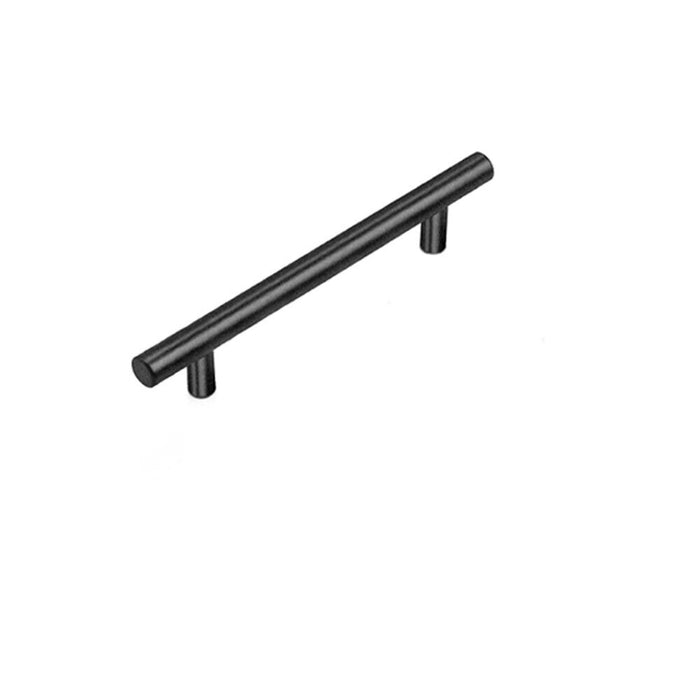 Elegant Matte Black Door Handles - Stainless Steel T-Bar Pulls for Cabinets