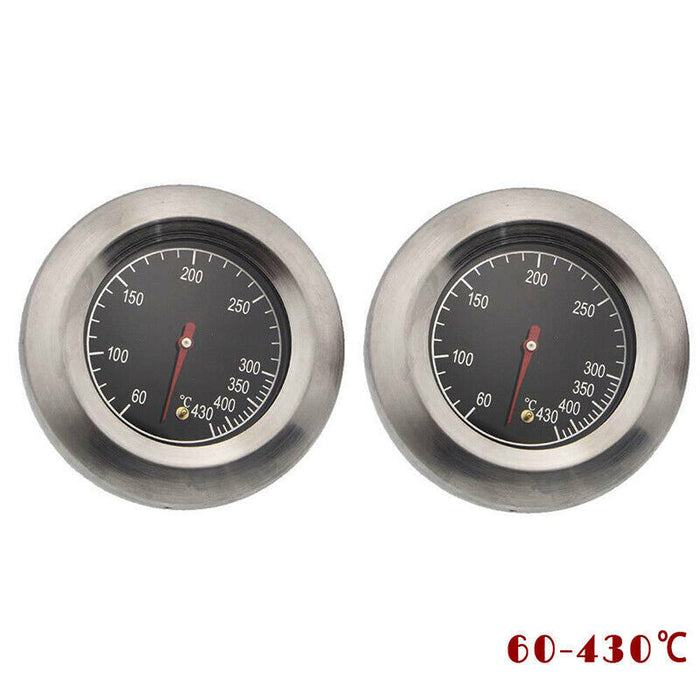 Latest Stainless Steel BBQ Smoker Grill Thermometer Temperature Gauge 50-500℃