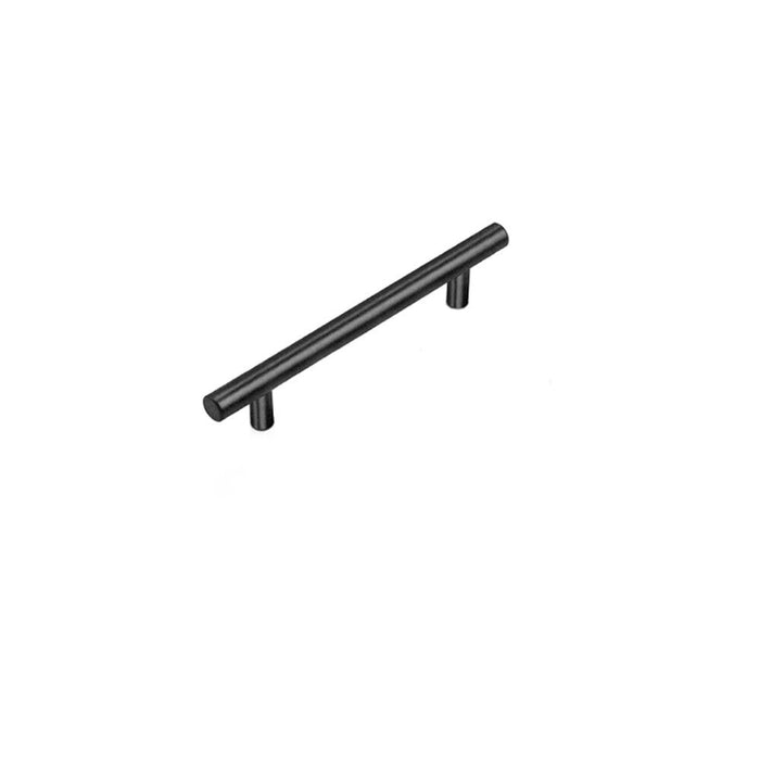 Elegant Matte Black Door Handles - Stainless Steel T-Bar Pulls for Cabinets