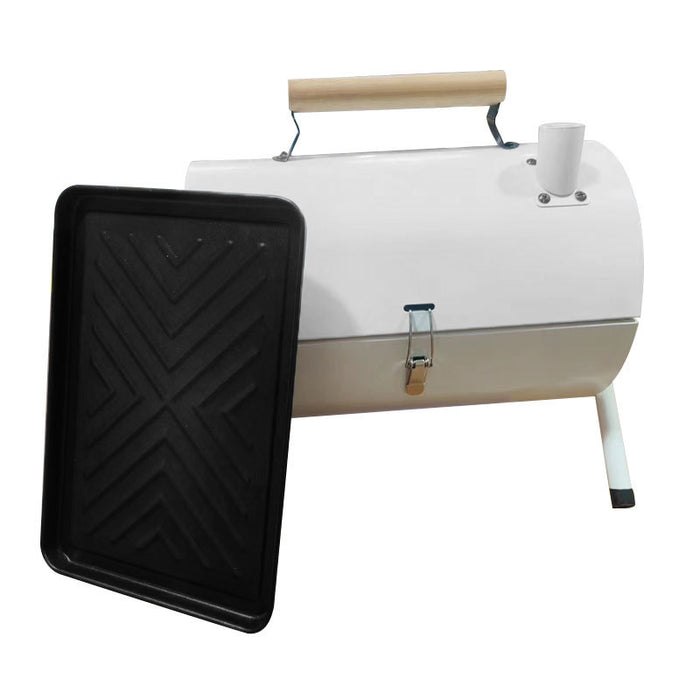 Charcoal BBQ Grill Portable Smoker Barbecue Outdoor Foldable Camping Fire Pit