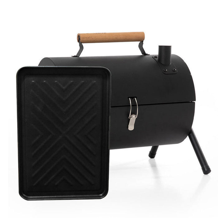 Charcoal BBQ Grill Portable Smoker Barbecue Outdoor Foldable Camping Fire Pit